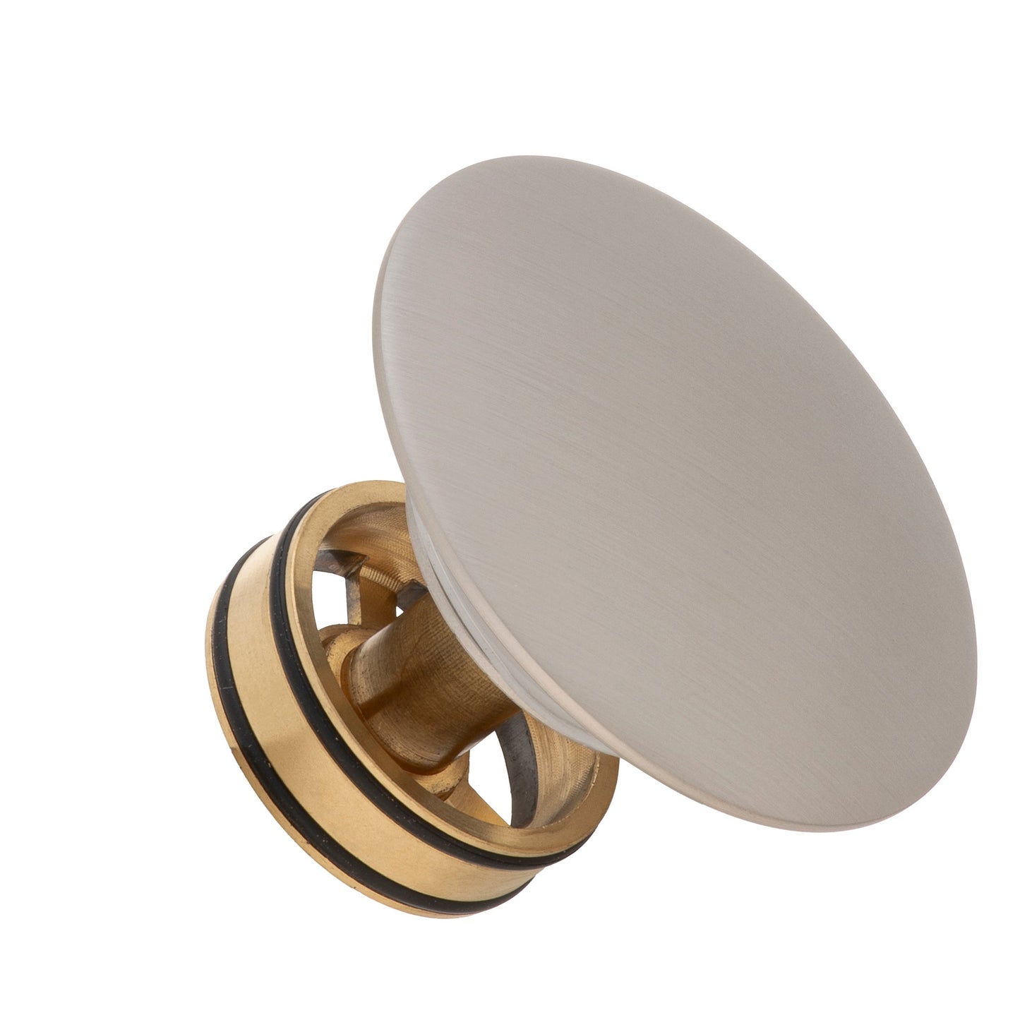 Dome Pop Out Waste 40mm, Brushed Nickel