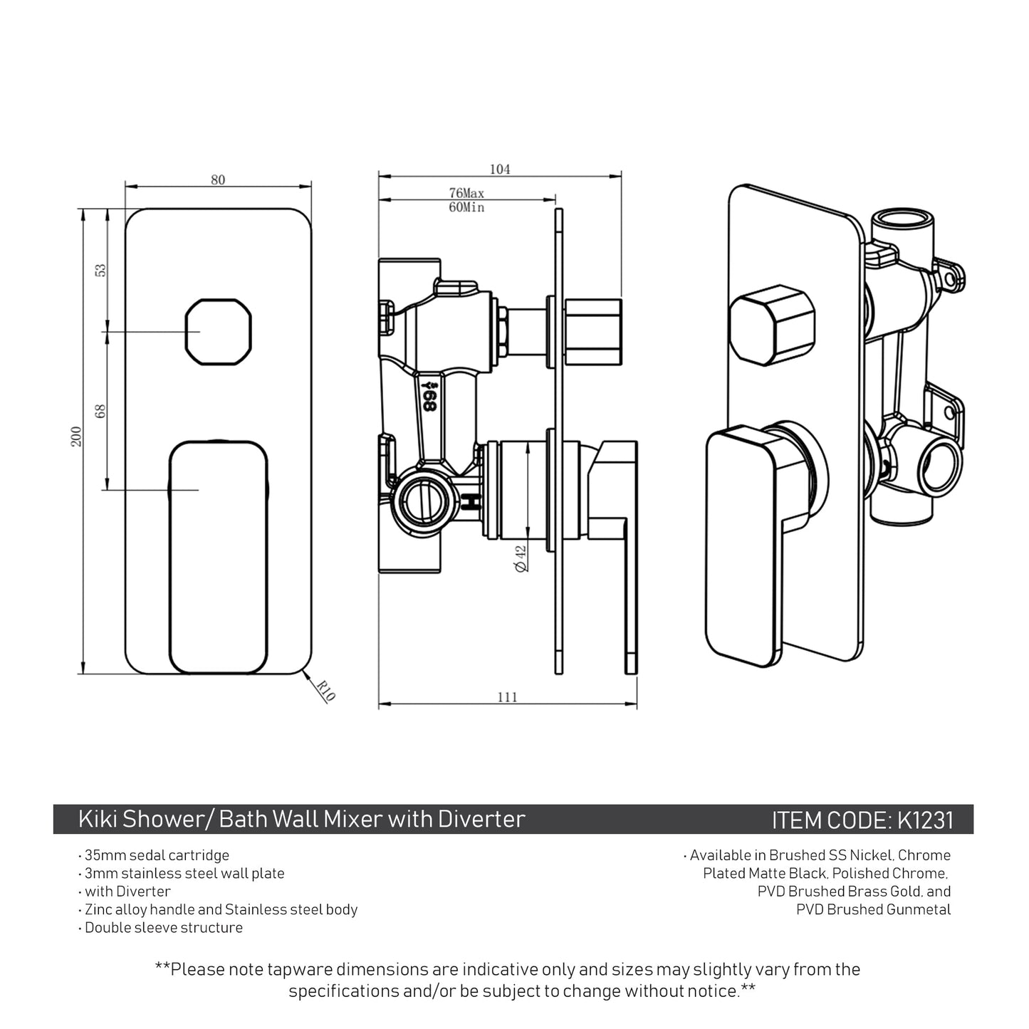 specification