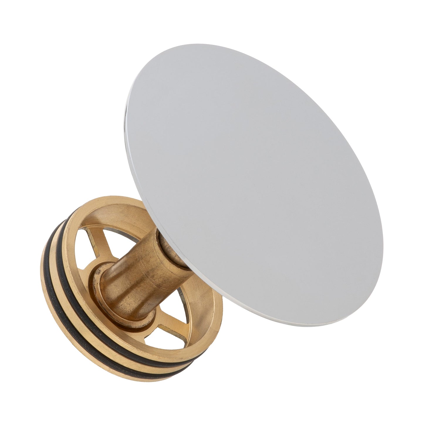 Dome Pop Short Bath Waste 40mm, with Pull-Out Basket, Polished Chrome