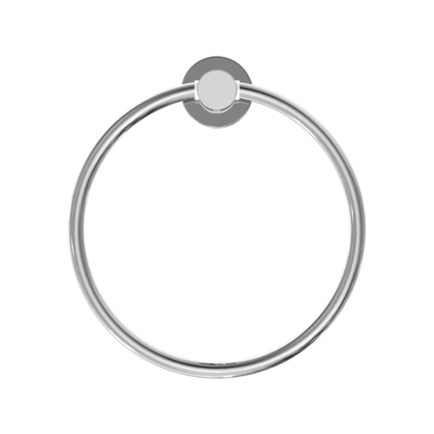 Profile SS Hand Towel Ring, Polished Chrome