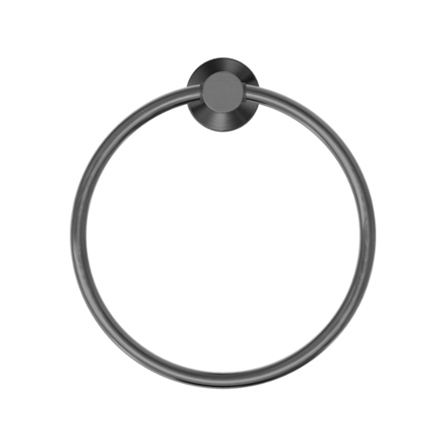 Profile SS Hand Towel Ring, PVD Brushed Gunmetal