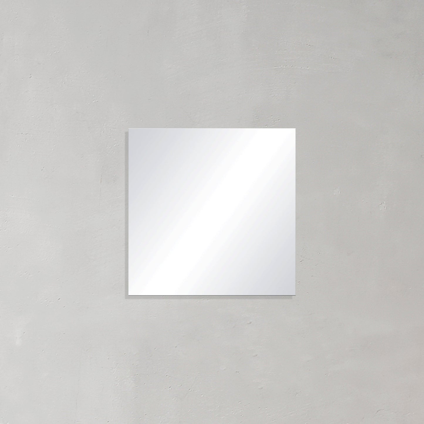 Rectangular 750mm x 750mm Frameless Mirror with Polished Edge