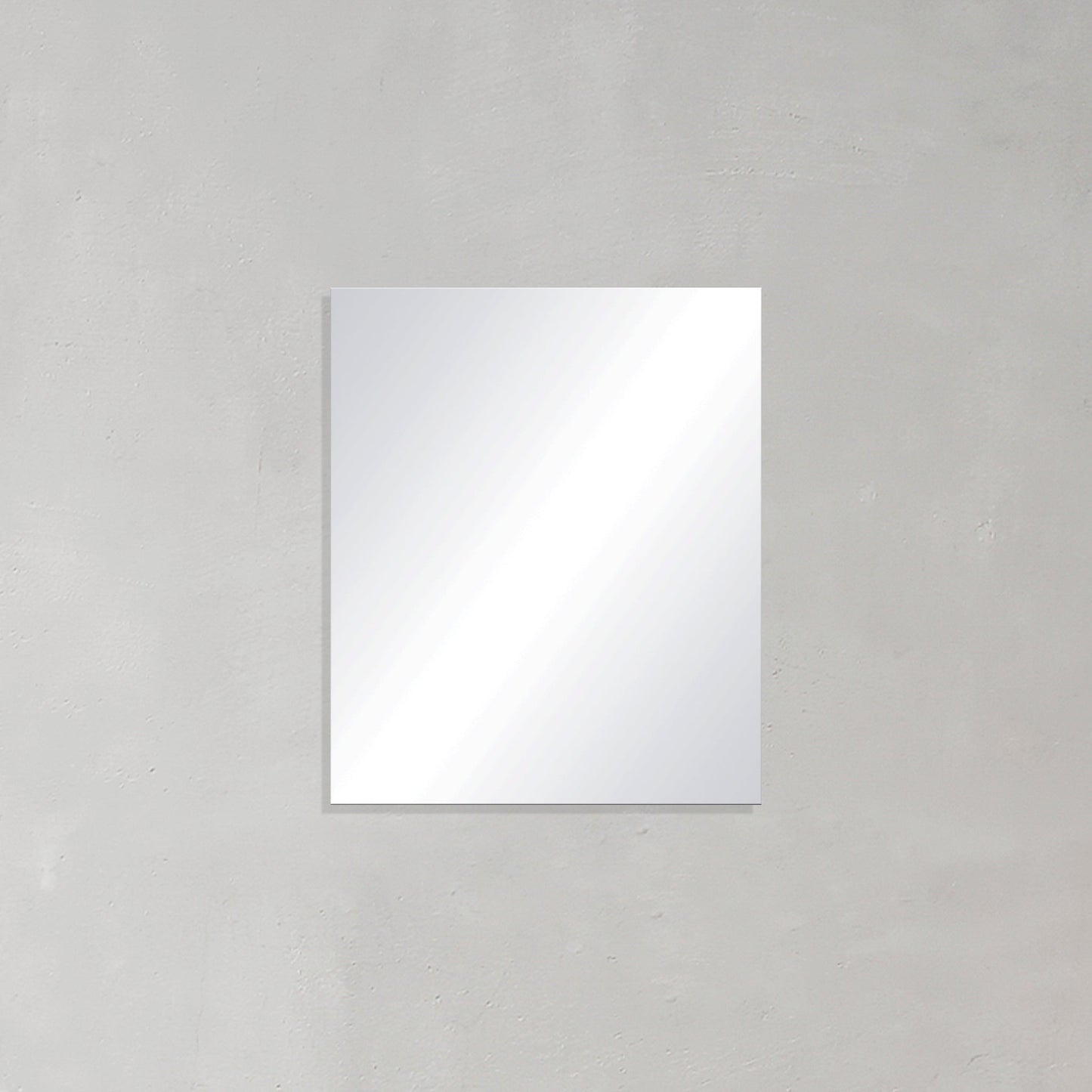 Rectangular 750mm x 900mm Frameless Mirror with Polished Edge