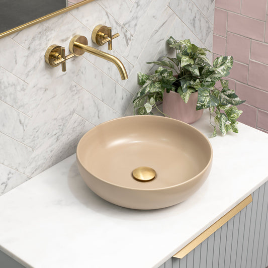 Disco 370mm Above-Counter Basin, Matte Cappuccino