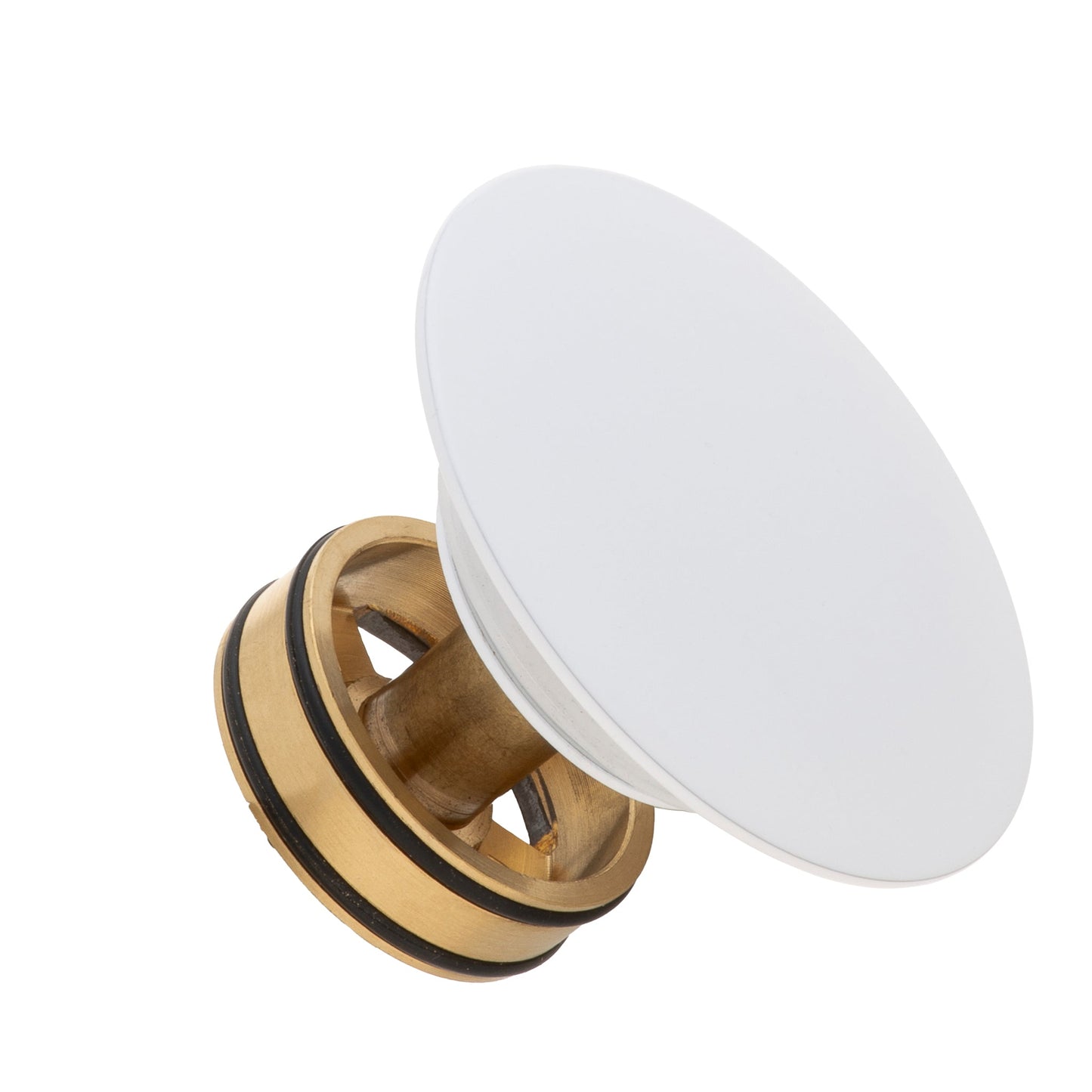Dome Pop Out Waste 40mm, Gloss White
