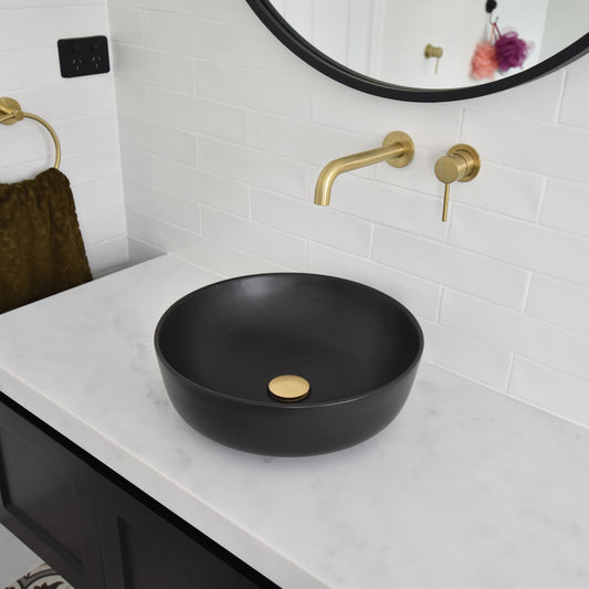 Dove 415mm Above-Counter Basin, Matte Black