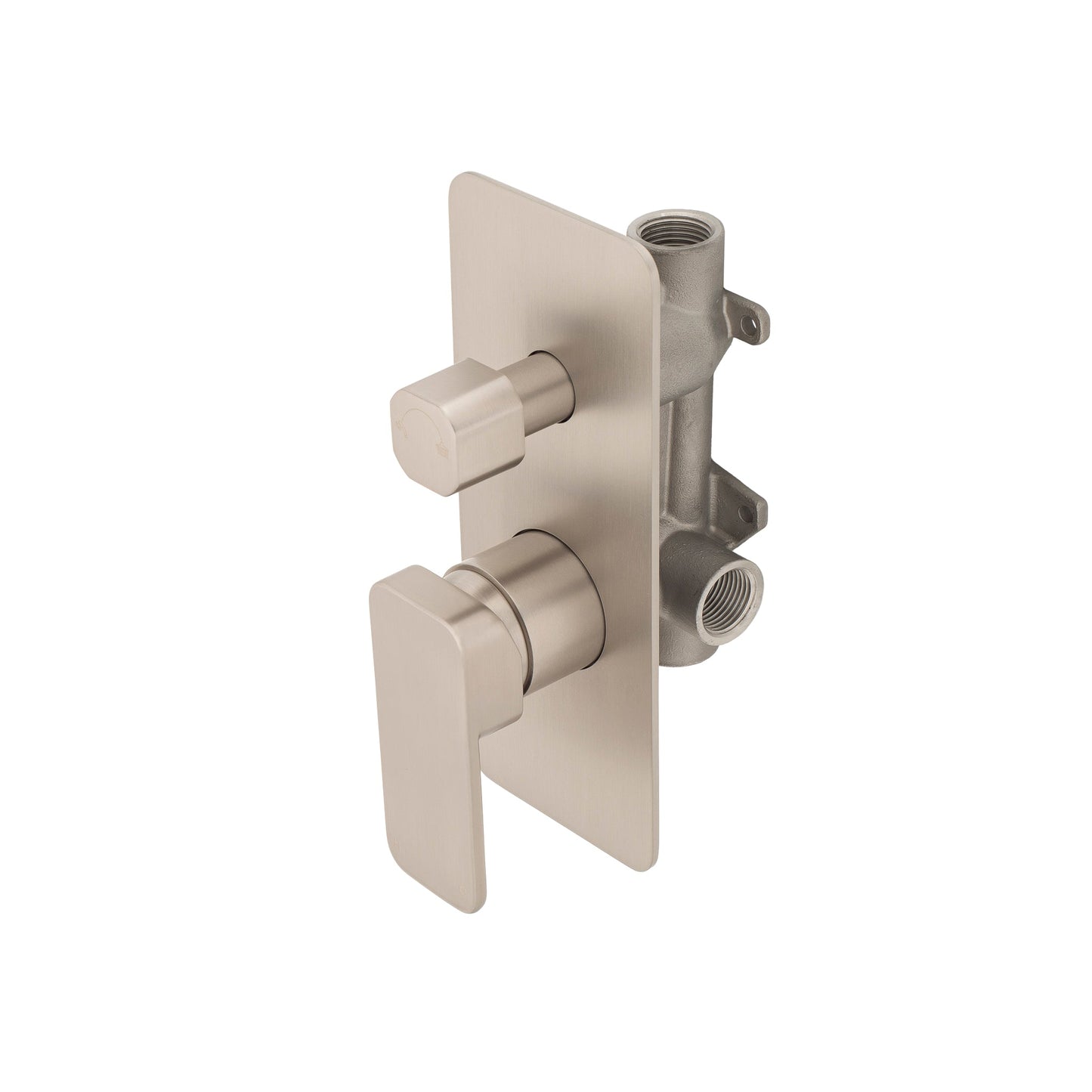 Kiki Shower/ Bath Wall Mixer with Diverter, Brushed Nickel