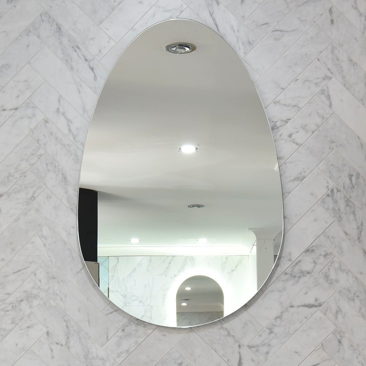 Egg 500mm x 700mm Frameless Mirror