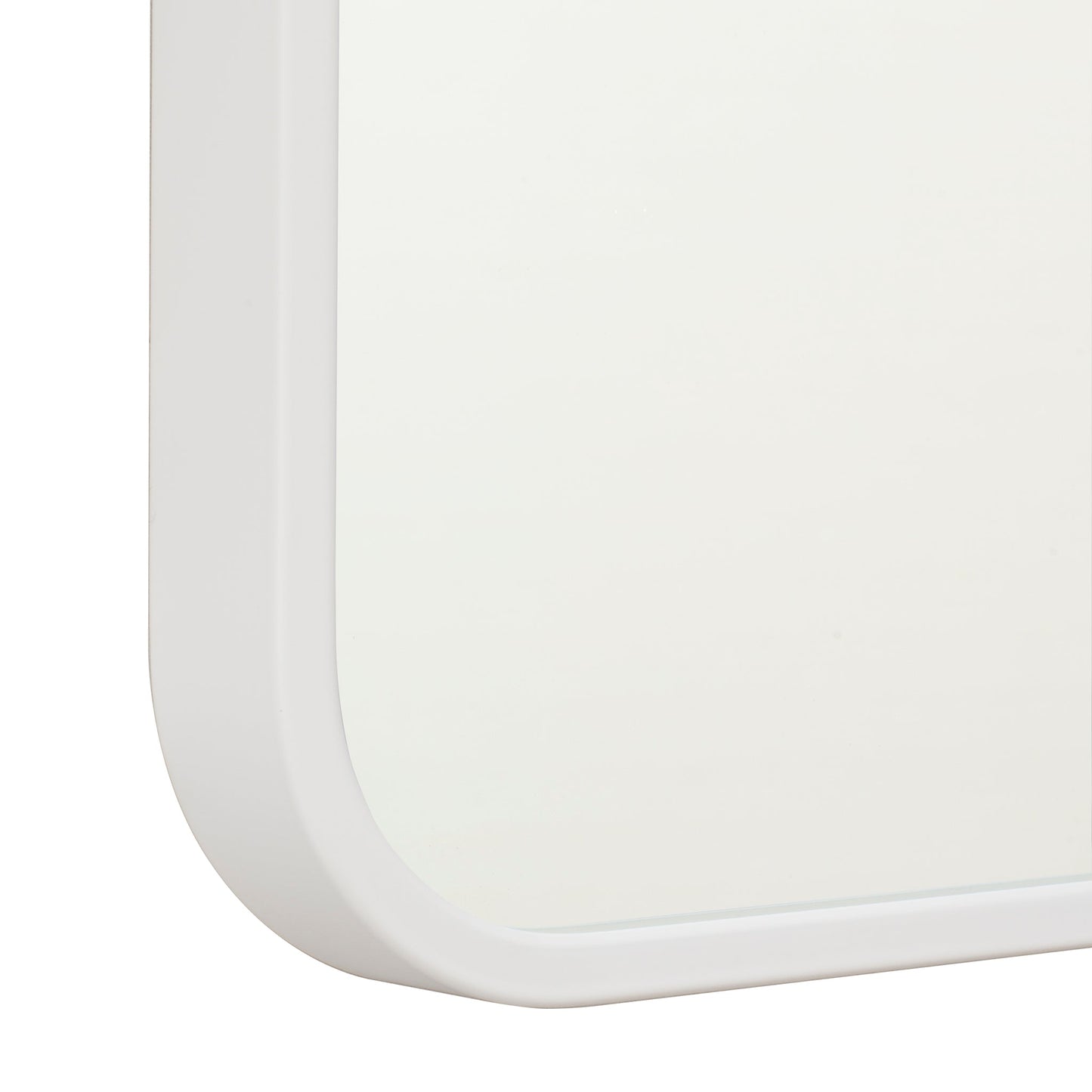 Retti Rectangular 750mm x 900mm Mirror with Matte White Frame