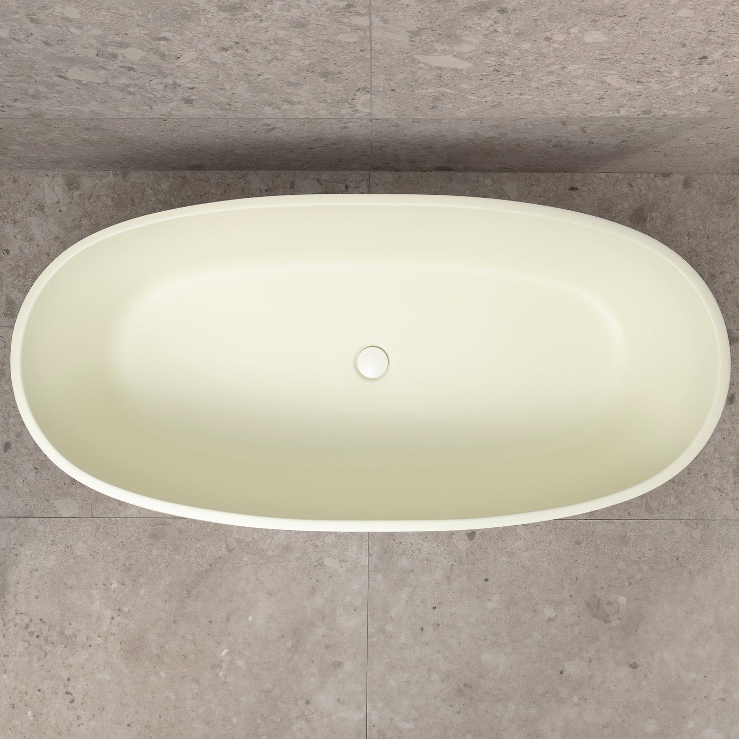Byron Egg 1700mm Oval Freestanding Bath, Matte Light Pistachio Green - SPECIAL EDITION