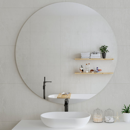 Circa Round 1200mm Frameless Mirror with Polished Edge