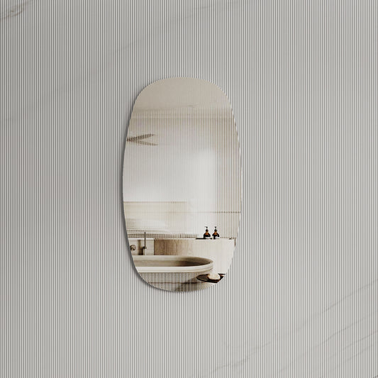 Riri Oblong 500mm x 900mm Frameless Mirror with Polished Edge
