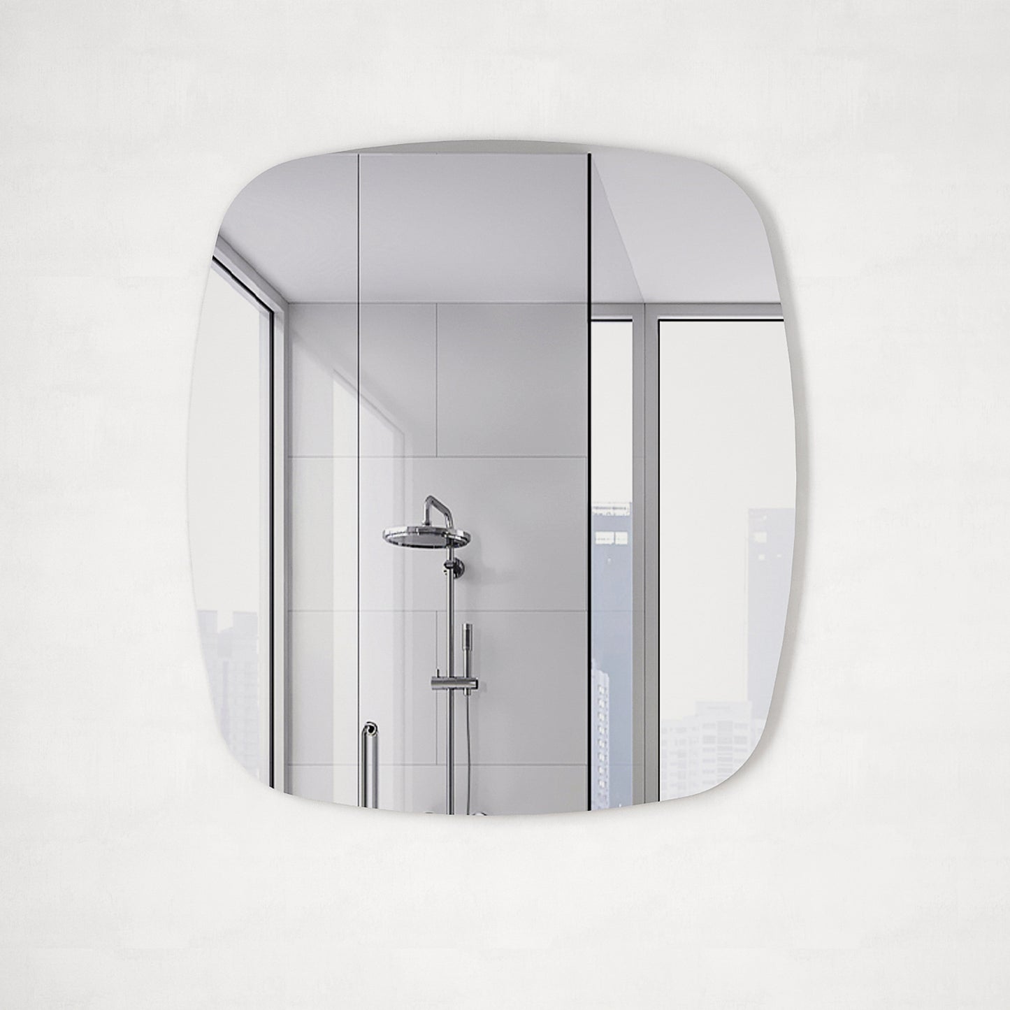 Riri Oblong 900mm x 1000mm Frameless Mirror with Polished Edge