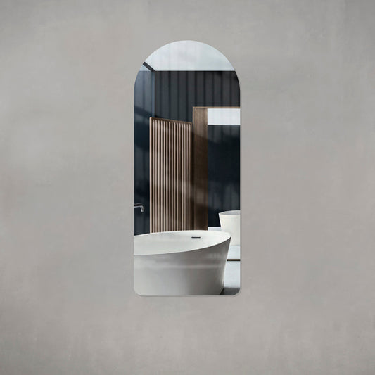 Arco Arch 500mm x 1200mm Frameless Mirror with Polished Edge
