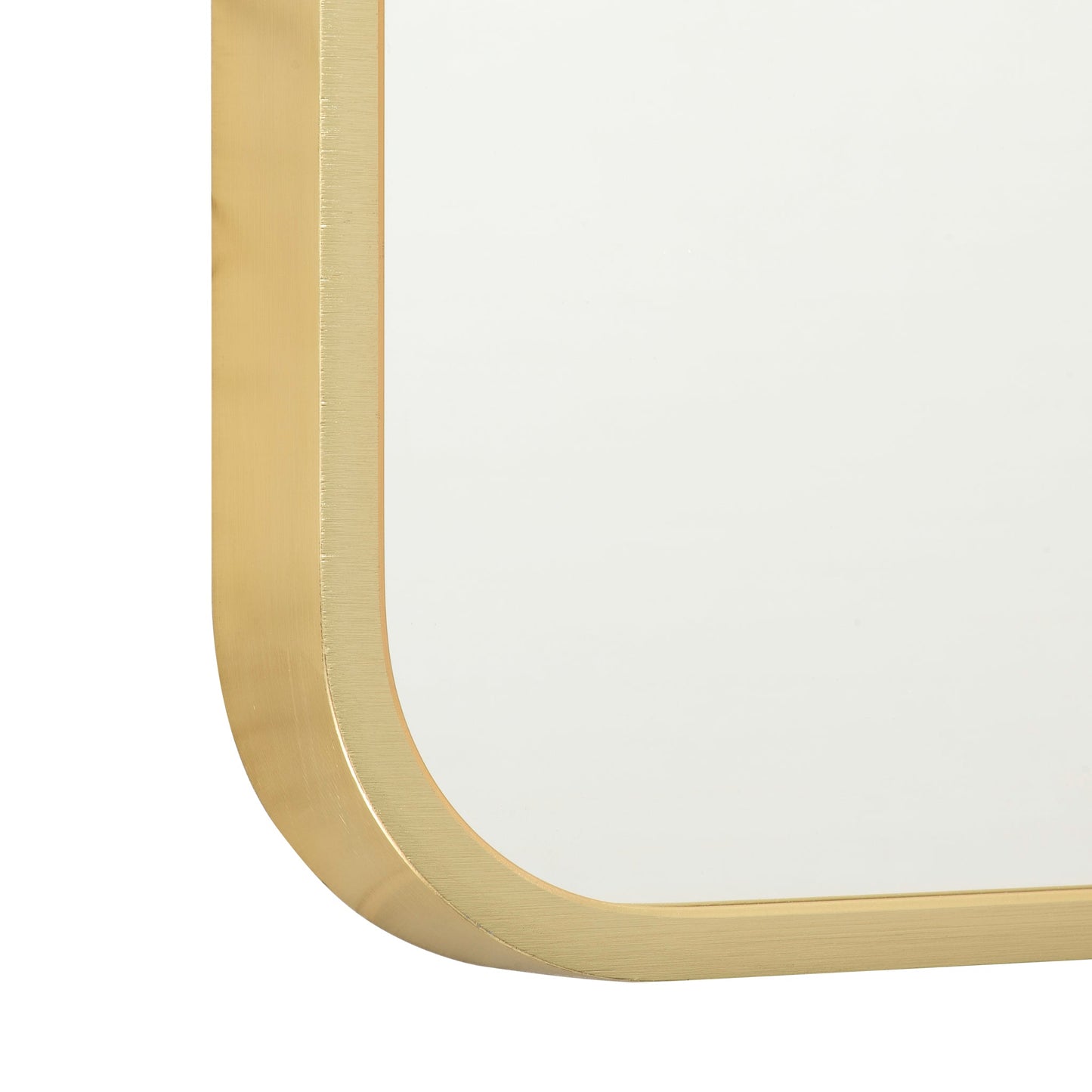 Arco Arch 400mm x 800mm Mirror with Brushed Brass (Gold) Frame