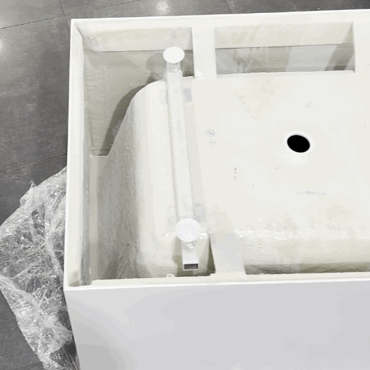 Cubix Extra Height 1000mm Japanese Soaking Bathtub, Matte Black