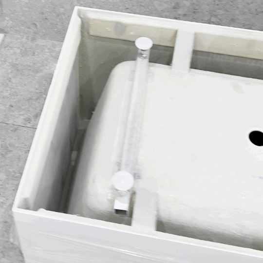 Cubix Extra Height 1100mm Japanese Soaking Bathtub, Matte Black