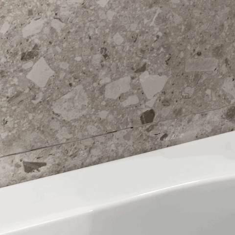Arco Plus 1400mm Right Side Corner Bath, Matte White