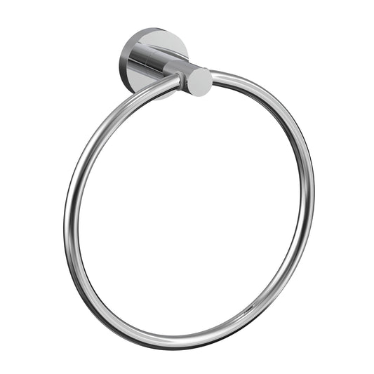 Profile SS Hand Towel Ring, Polished Chrome