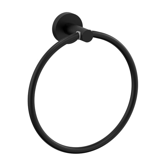 Profile SS Hand Towel Ring, Chromium Matte Black