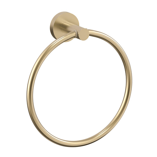 Profile SS Hand Towel Ring, PVD Brushed Brass (Gold)