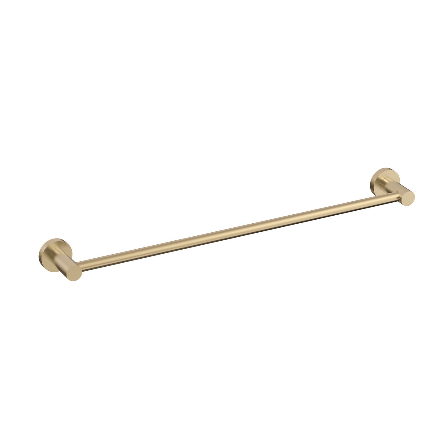 Profile SS 600mm Single Towel Rail, PVD Brushed Brass (Gold)