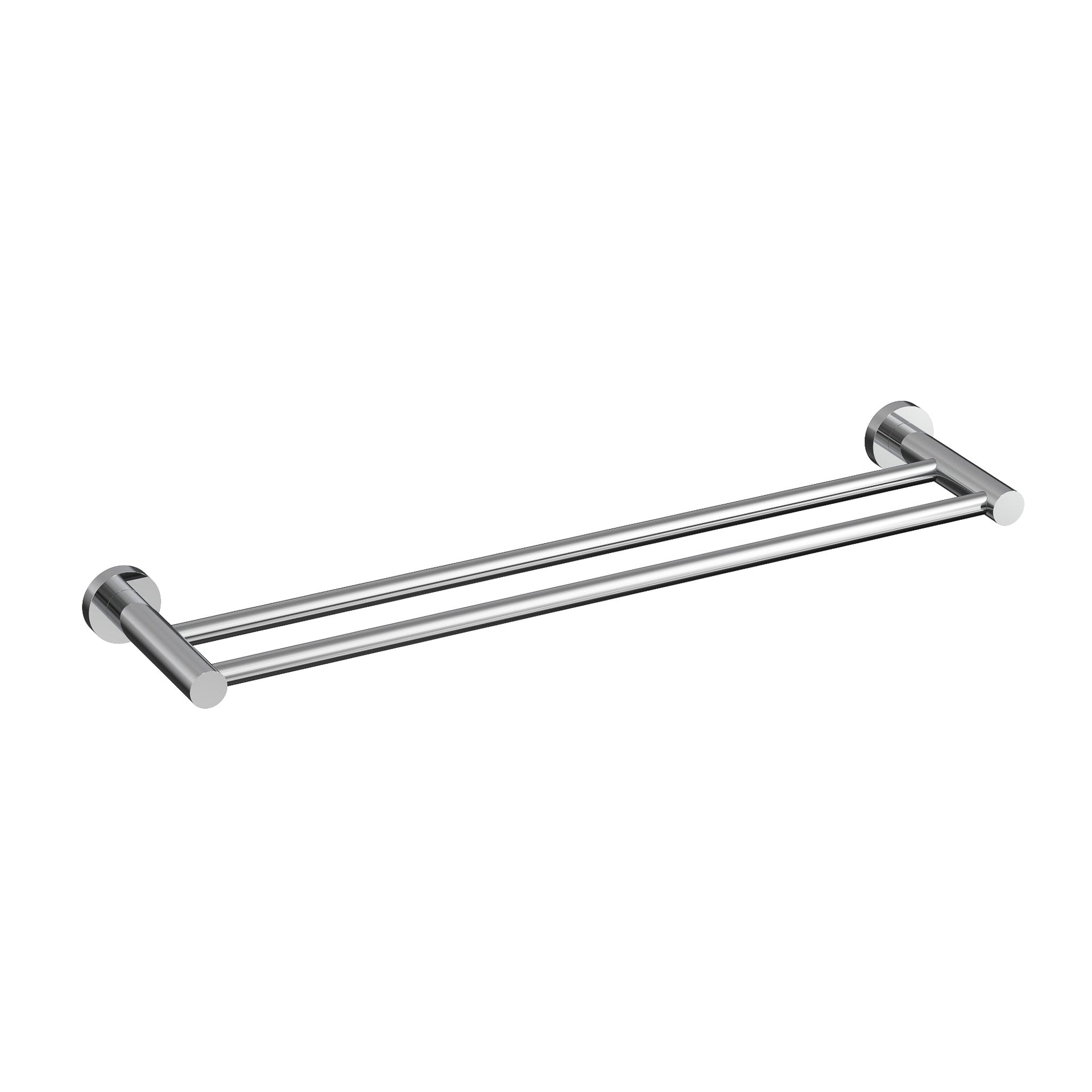 Profile SS 600mm Double Towel Rail, Brushed SS Nickel