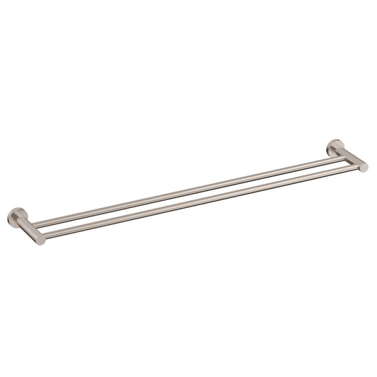 Profile SS 900mm Double Towel Rail, Brushed SS Nickel
