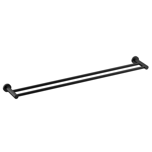 Profile SS 900mm Double Towel Rail, PVD Brushed Gunmetal