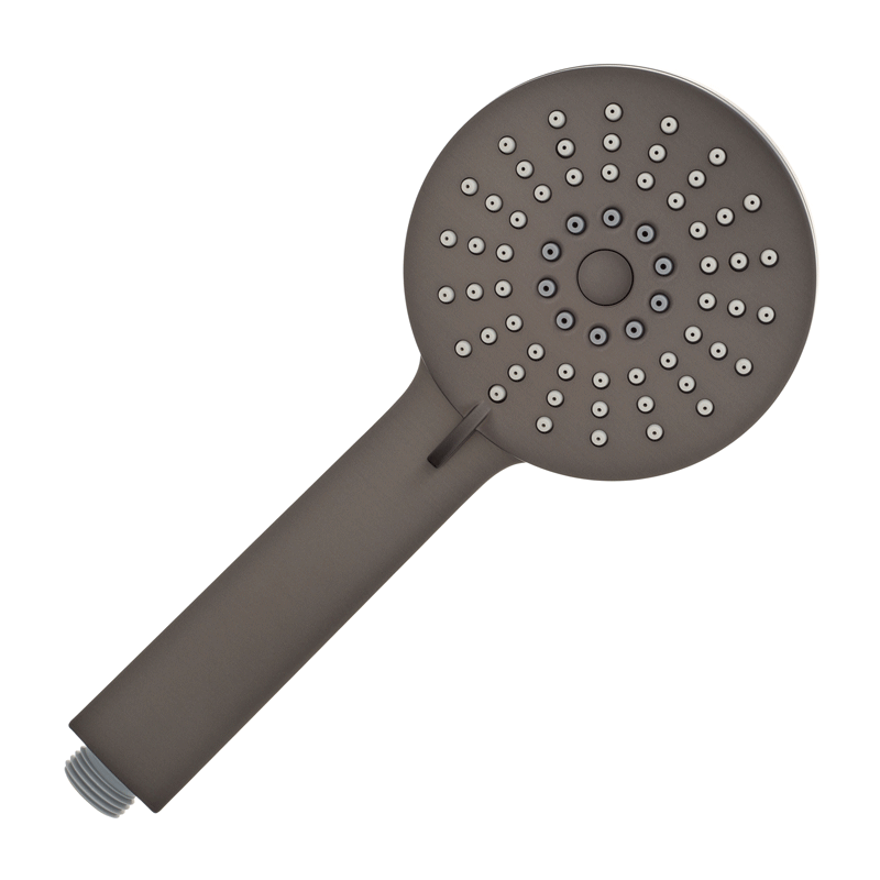 Profile Round 3-Function Hand Shower on Rail, Brushed Gunmetal