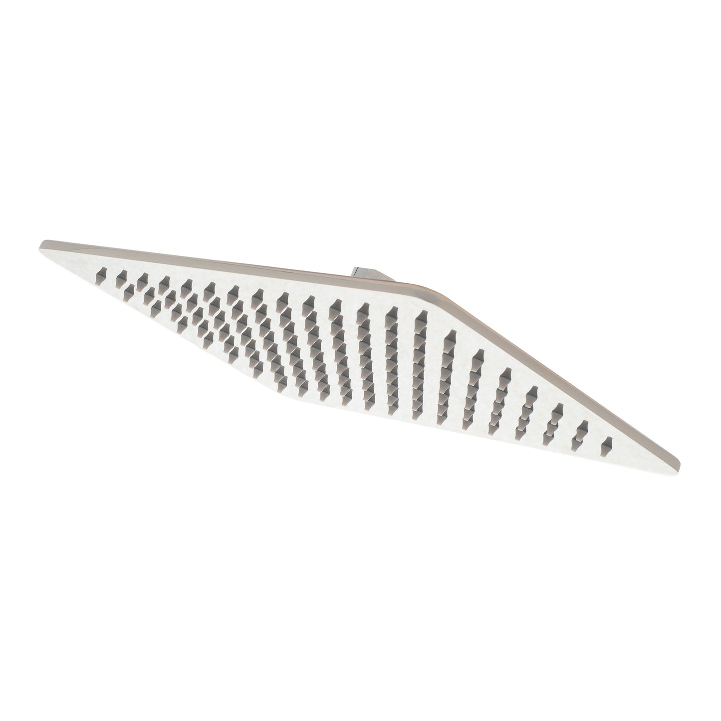 Rectangular 300mm x 200mm x 7mm Stainless Steel Rain Shower Head, Polished Chrome