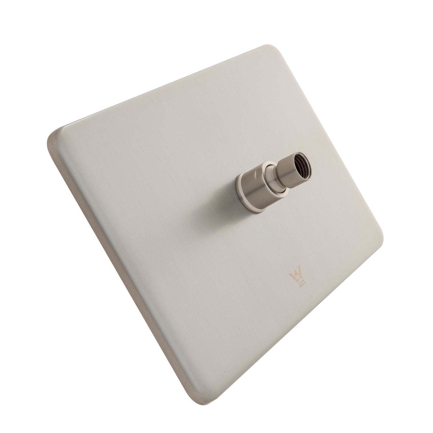 Rectangular 300mm x 200mm x 7mm Stainless Steel Rain Shower Head, Brushed Nickel