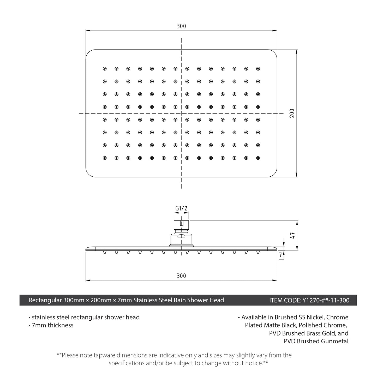 specification