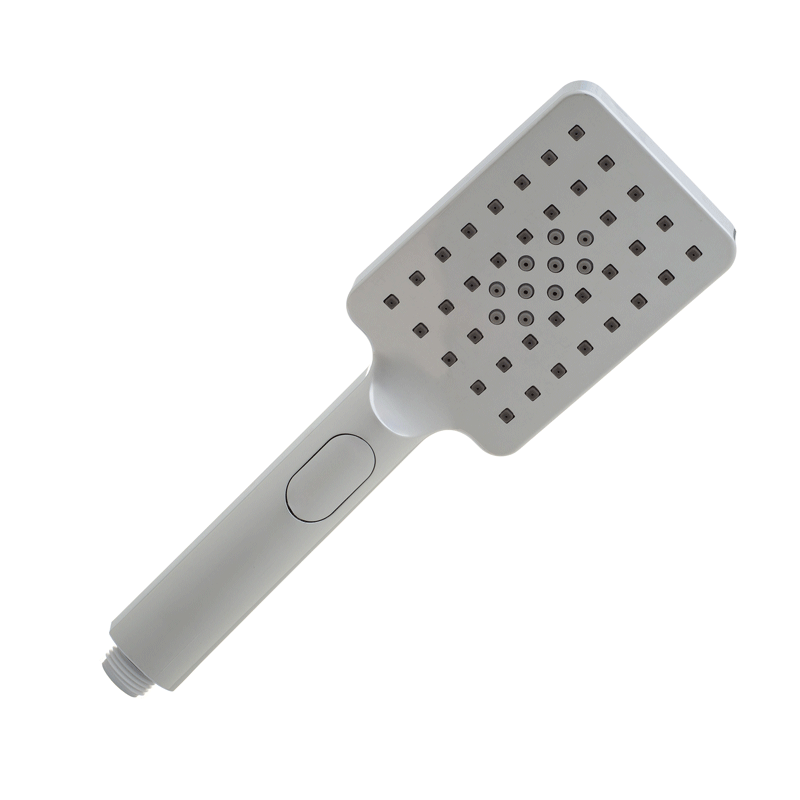 Retto Square 3-Function Hand Shower on Rail, Polished Chrome