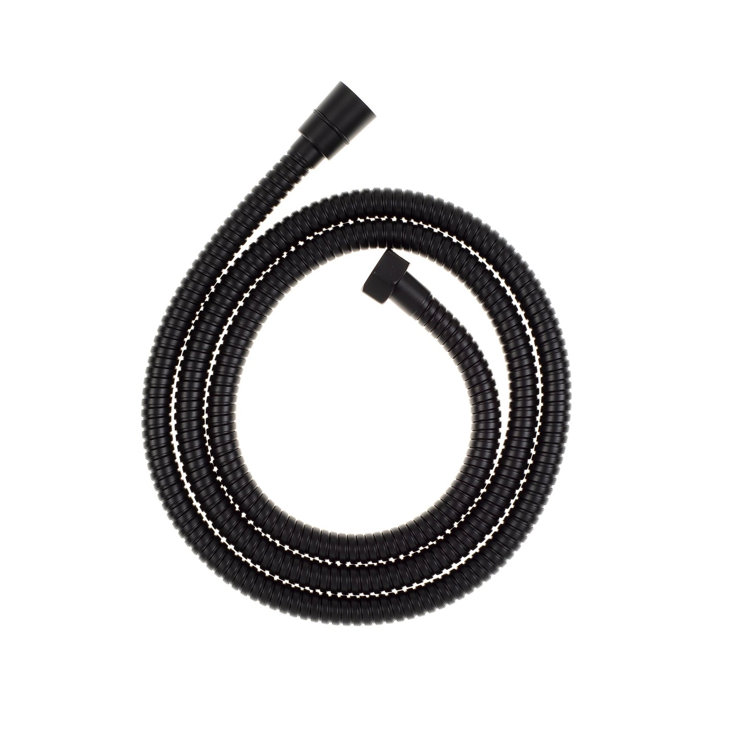Retto Square 3-Function Hand Shower on Rail, Matte Black