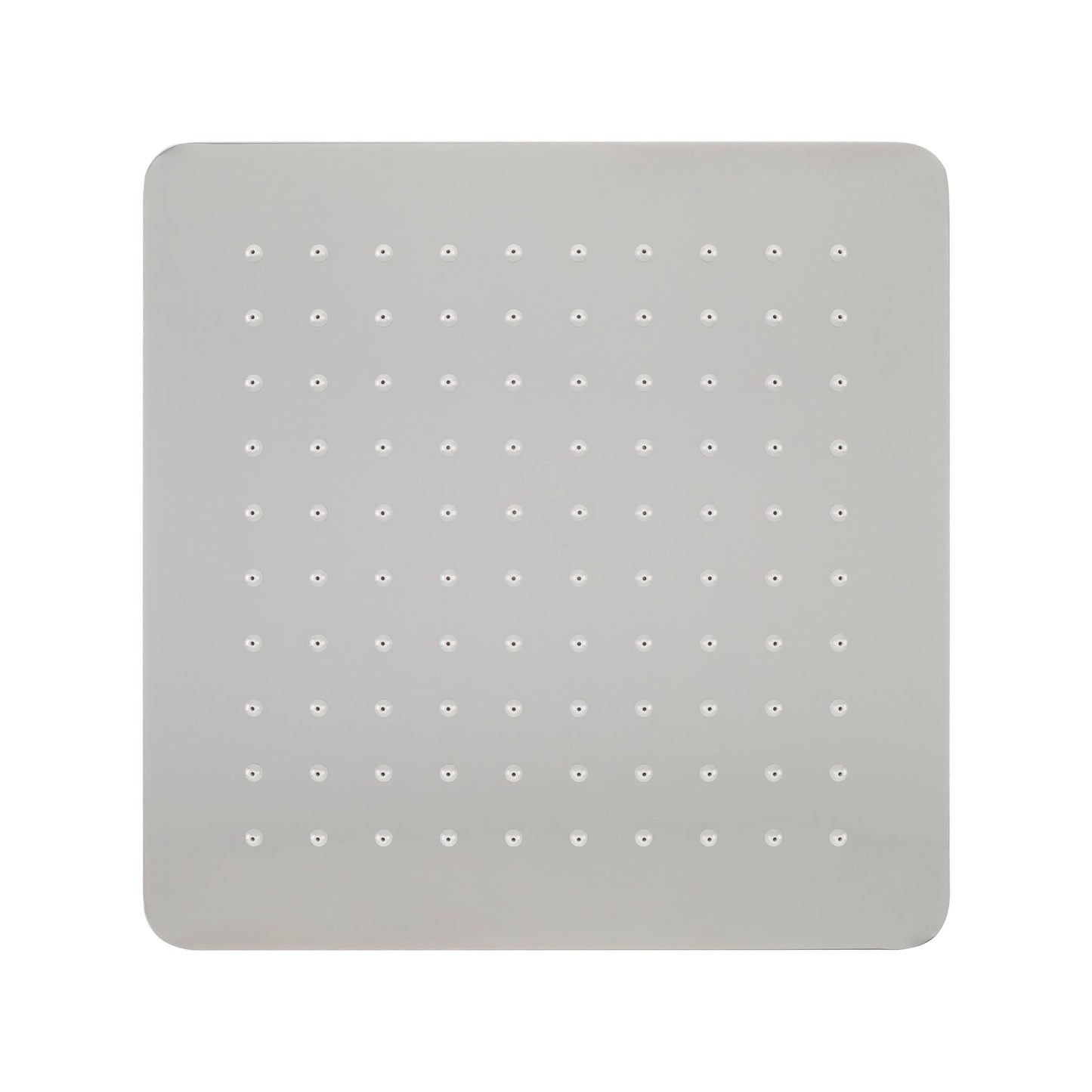 Jena Square Twin Shower System with Adjustable Rail, Push Button Diverter and 250mm Head, Polished Chrome