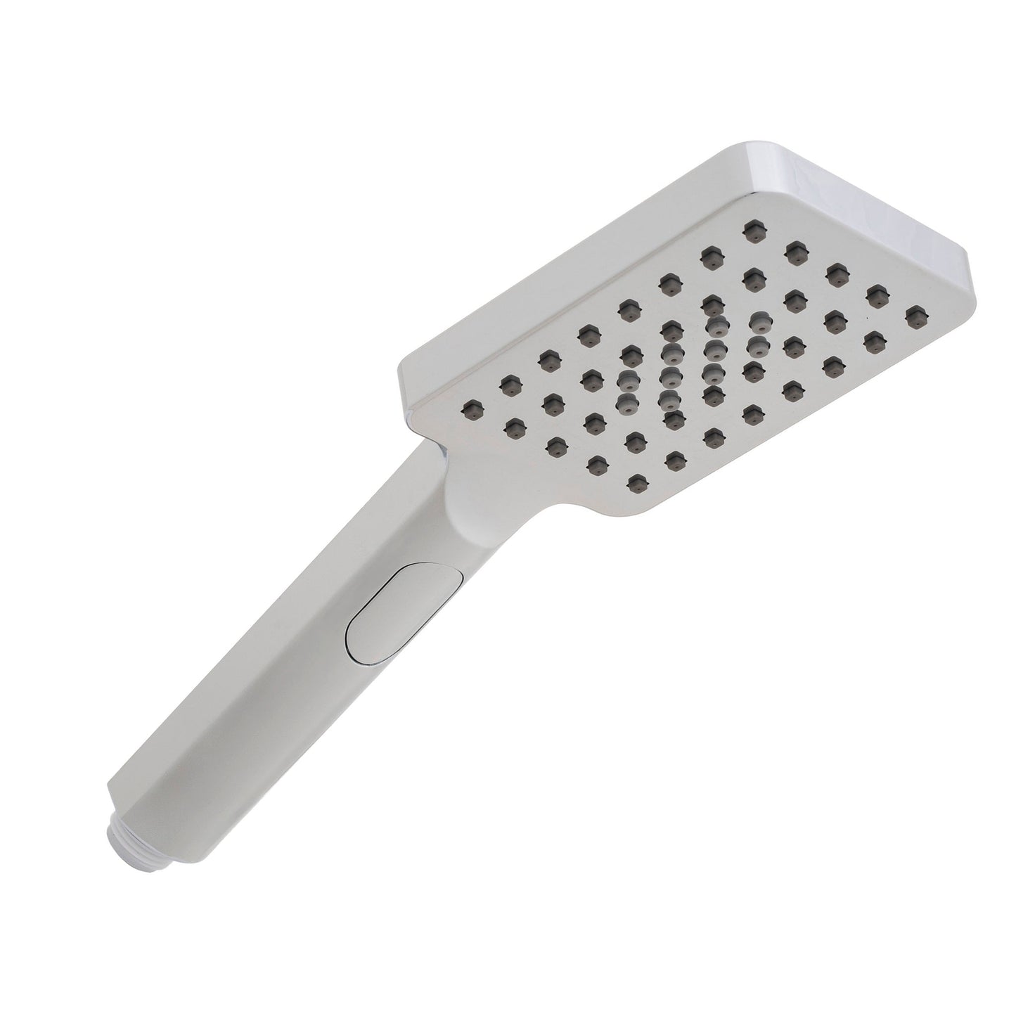 Jena Square Twin Shower System with Adjustable Rail, Push Button Diverter and 250mm Head, Polished Chrome