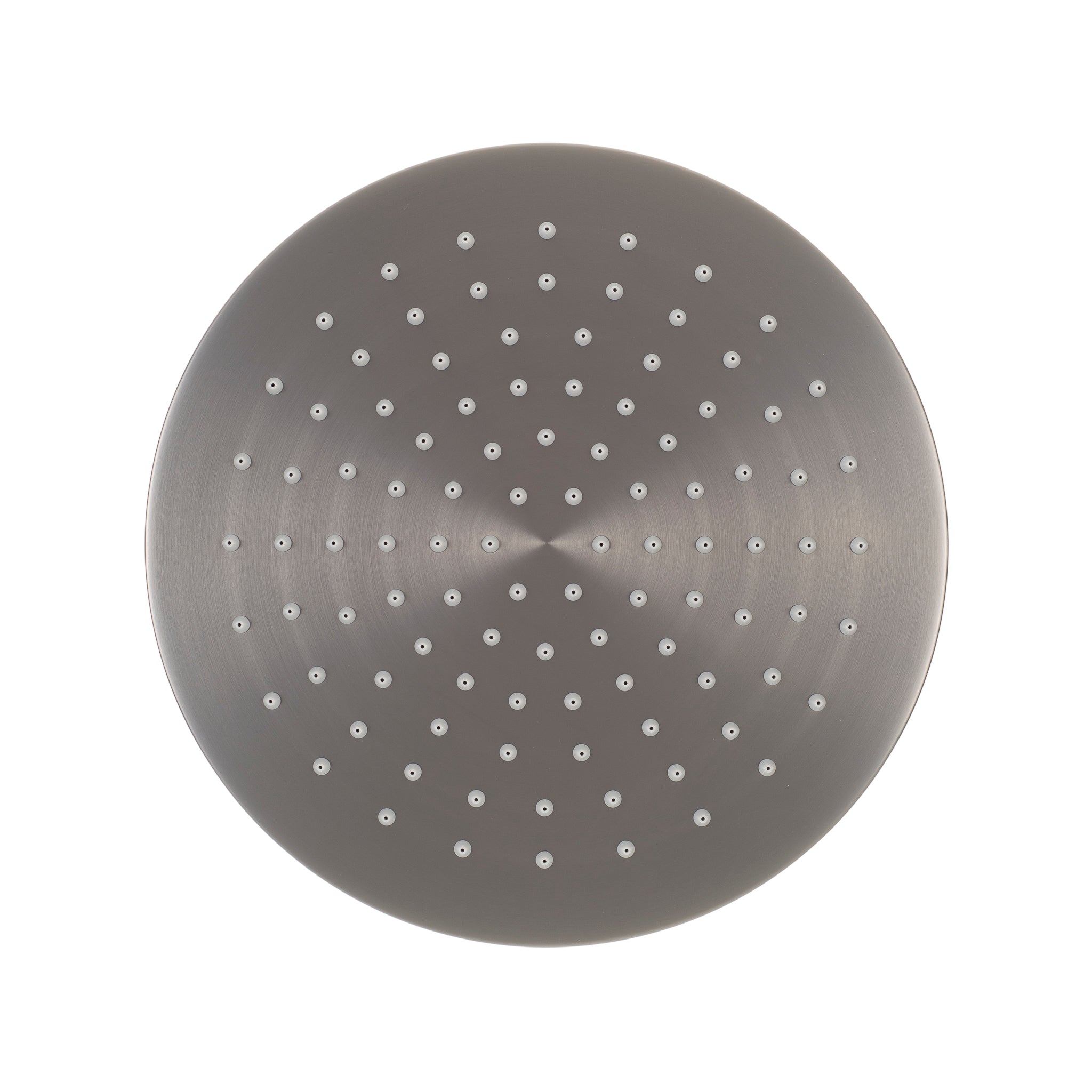 Jena Round Twin Shower System with Adjustable Rail, Push Button Divert ...