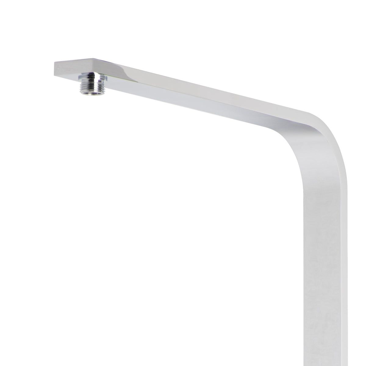 Jena Twin Shower Rail Column with Push Button Diverter, Polished Chrome