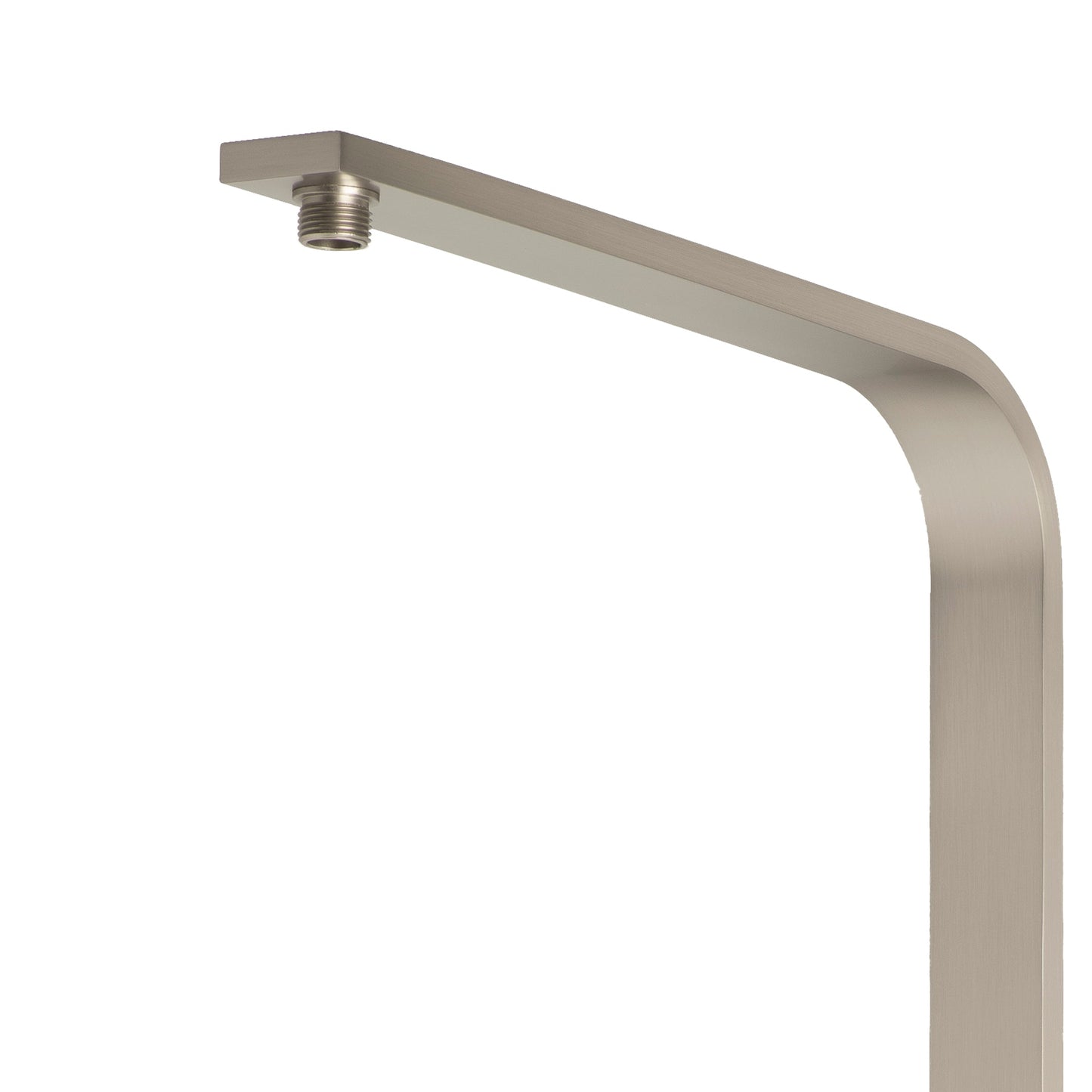Jena Twin Shower Rail Column with Push Button Diverter, Brushed Nickel