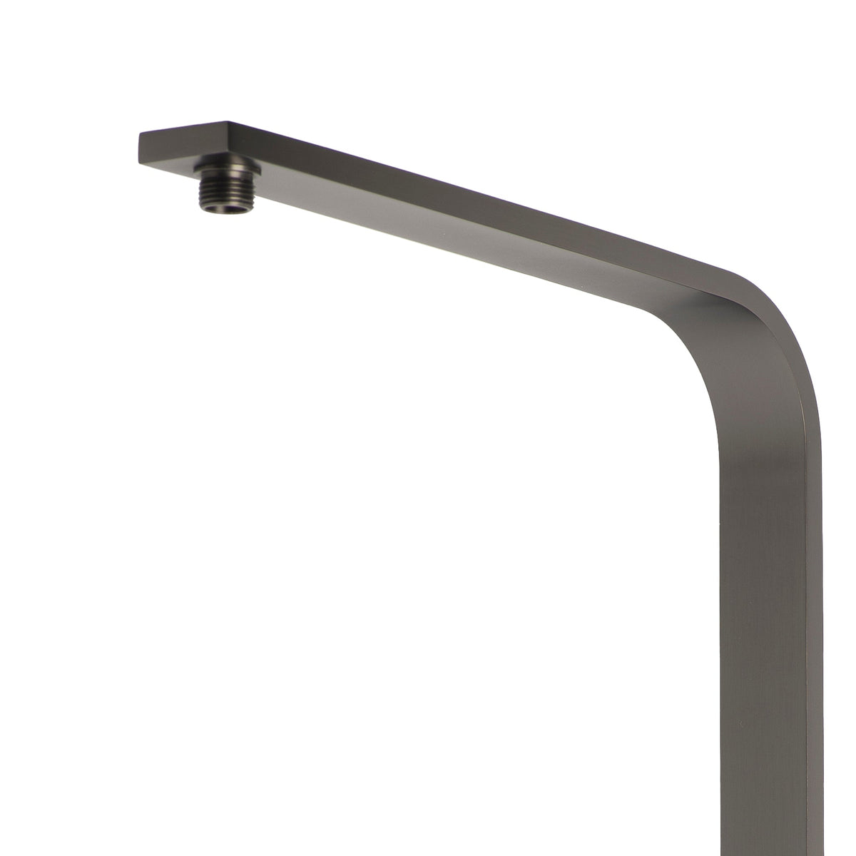 Jena Twin Shower Rail Column with Push Button Diverter, Brushed Gunmetal