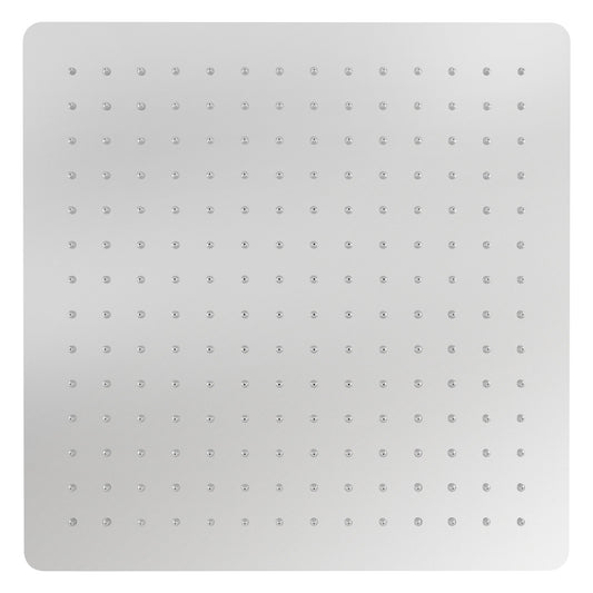Square 400mm Stainless Steel Rain Shower Head, Polished Chrome