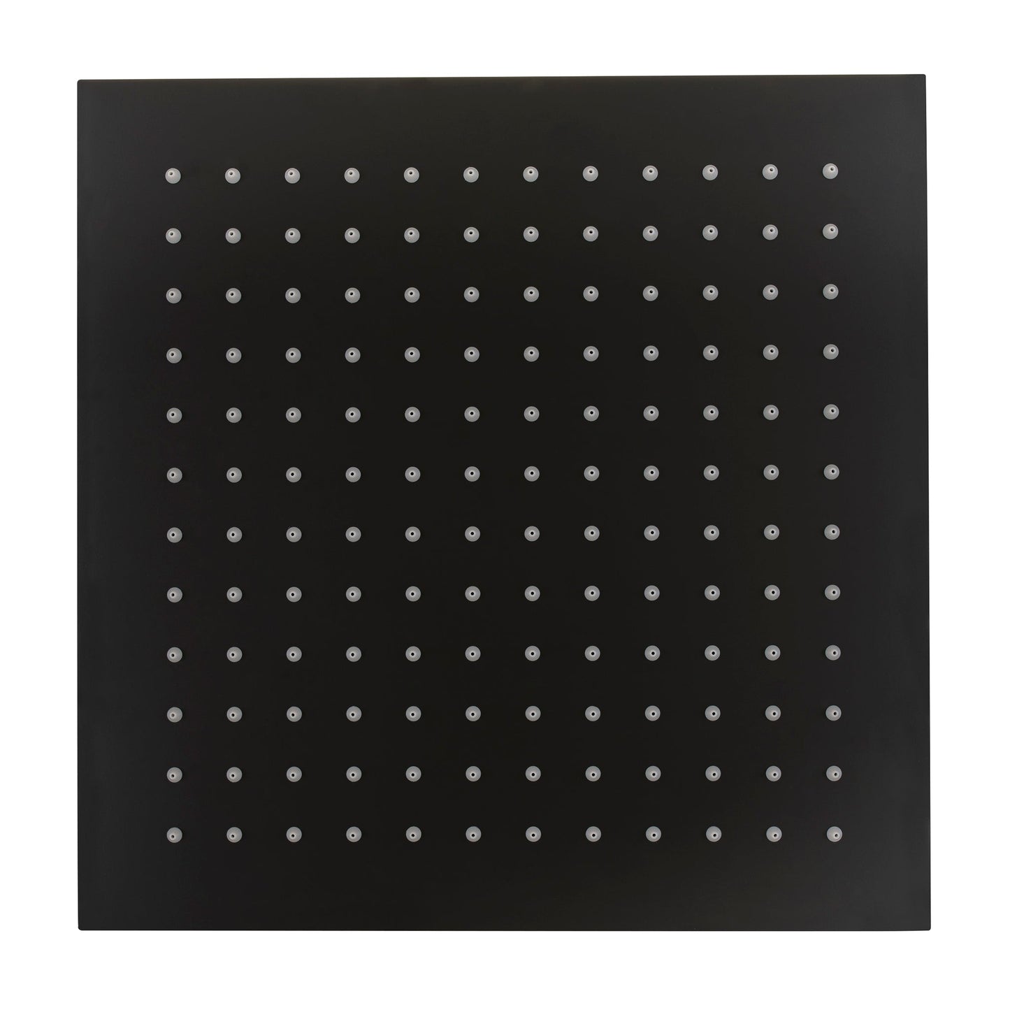 Square 300mm Stainless Steel Rain Shower Head, Matte Black