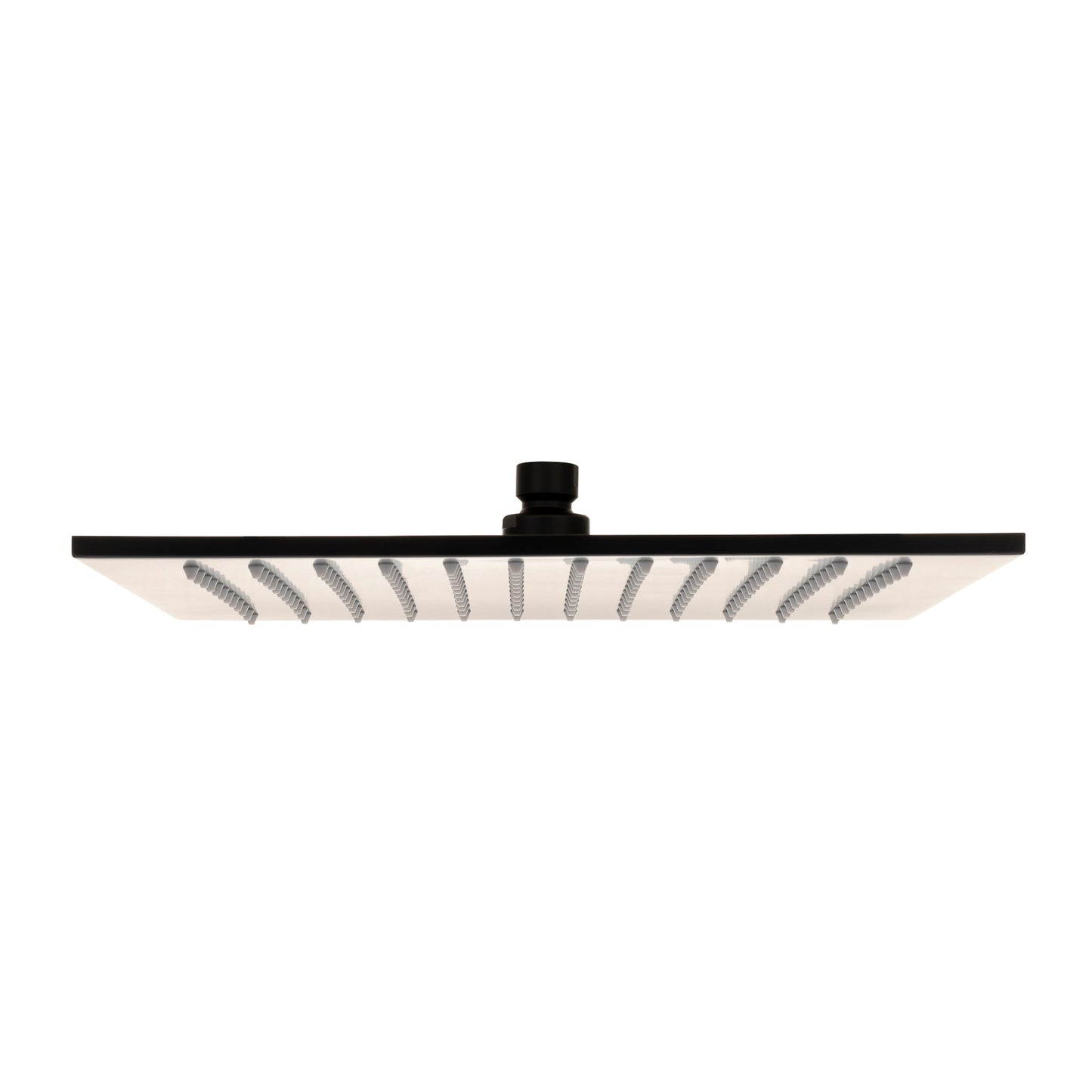 Square 300mm Stainless Steel Rain Shower Head, Matte Black