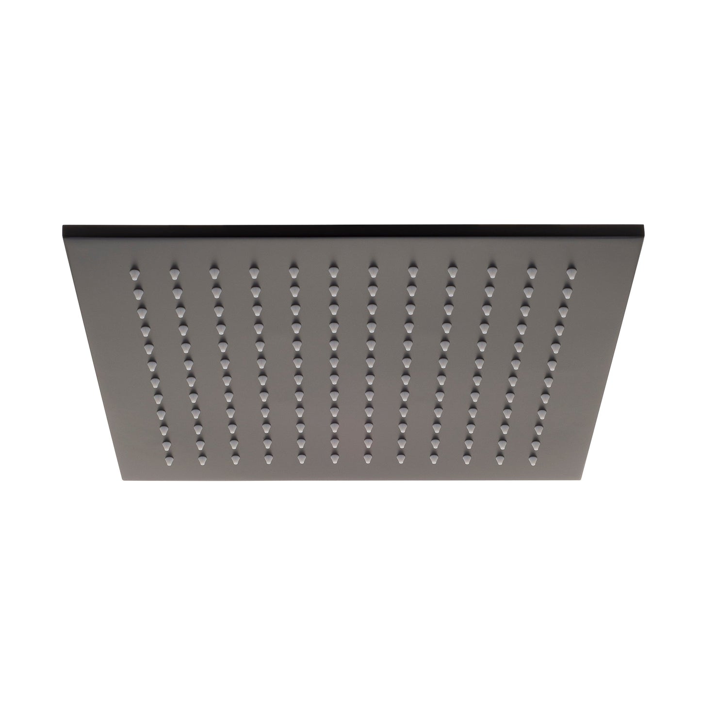 Square 300mm Stainless Steel Rain Shower Head, Matte Black