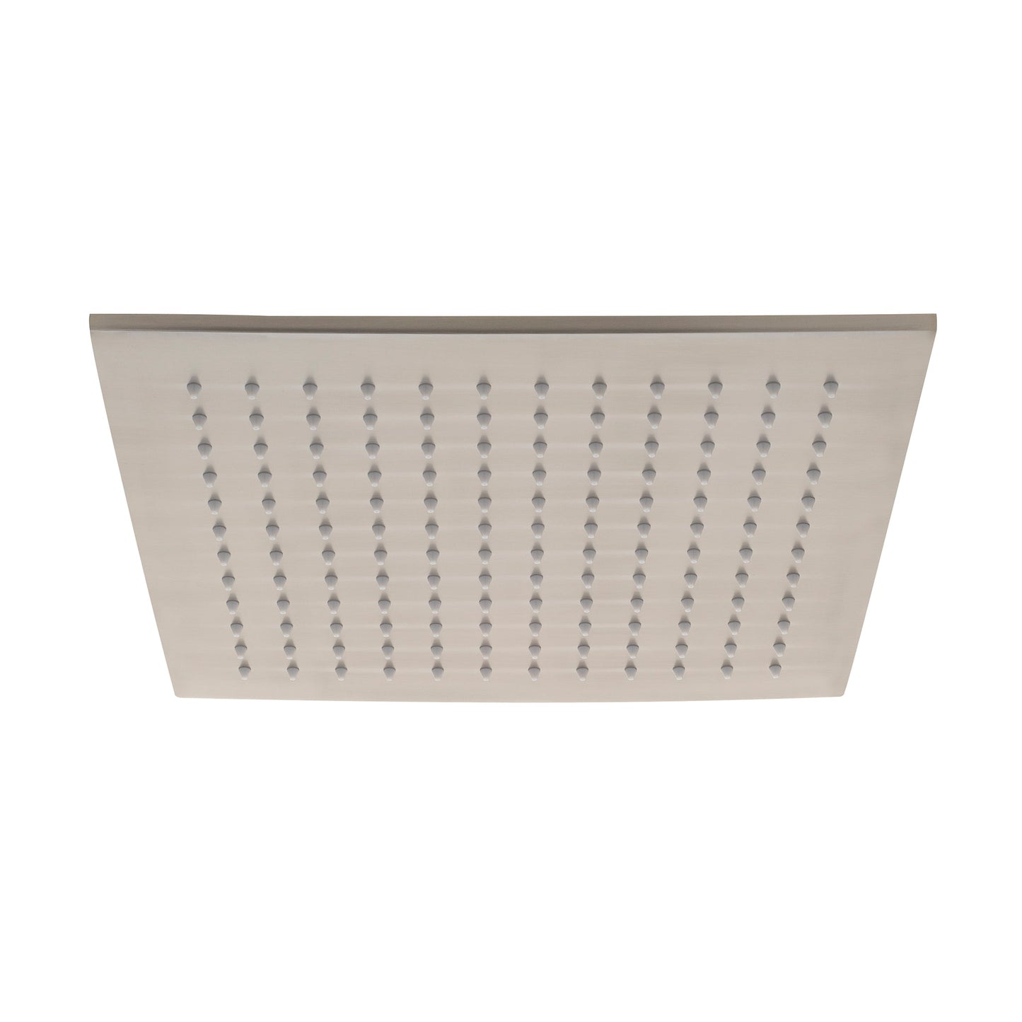 Square 300mm Stainless Steel Rain Shower Head, Brushed Nickel