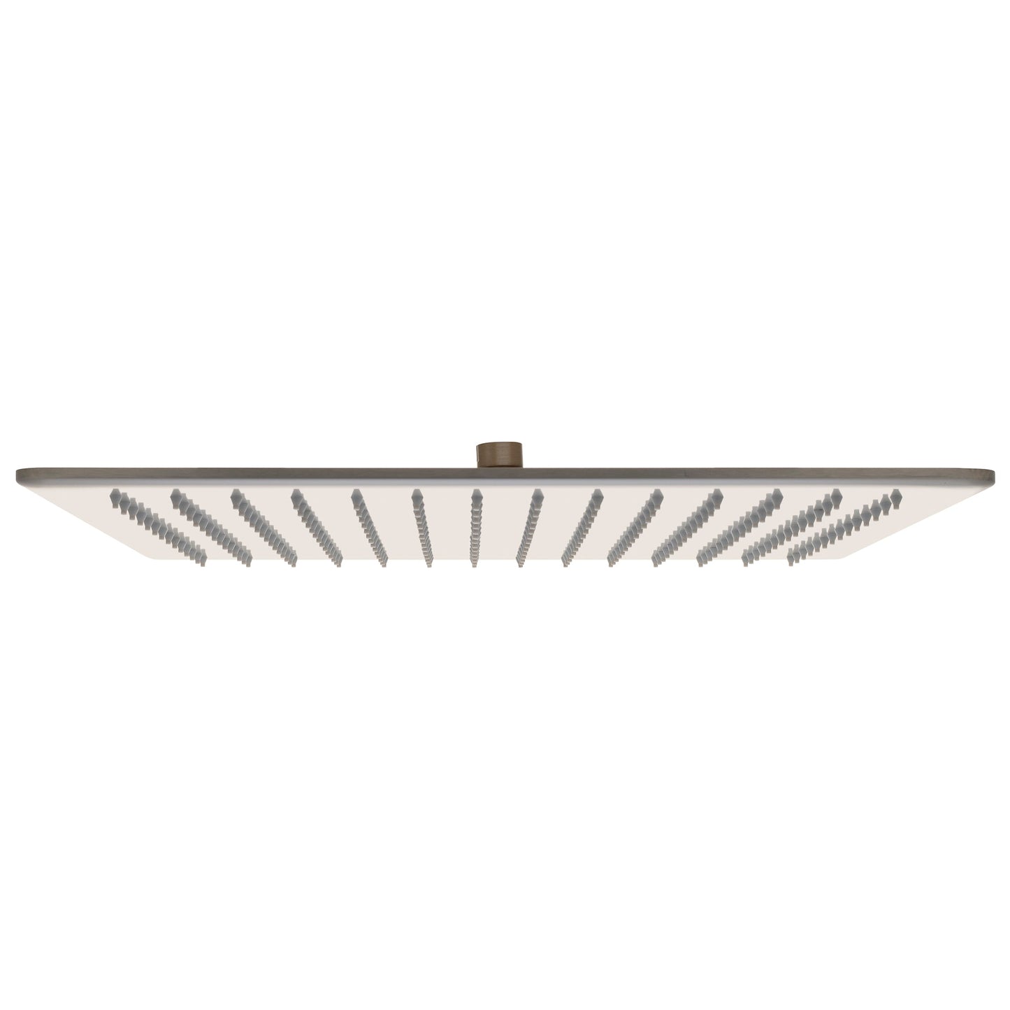 Square 400mm Stainless Steel Rain Shower Head, Brushed Nickel