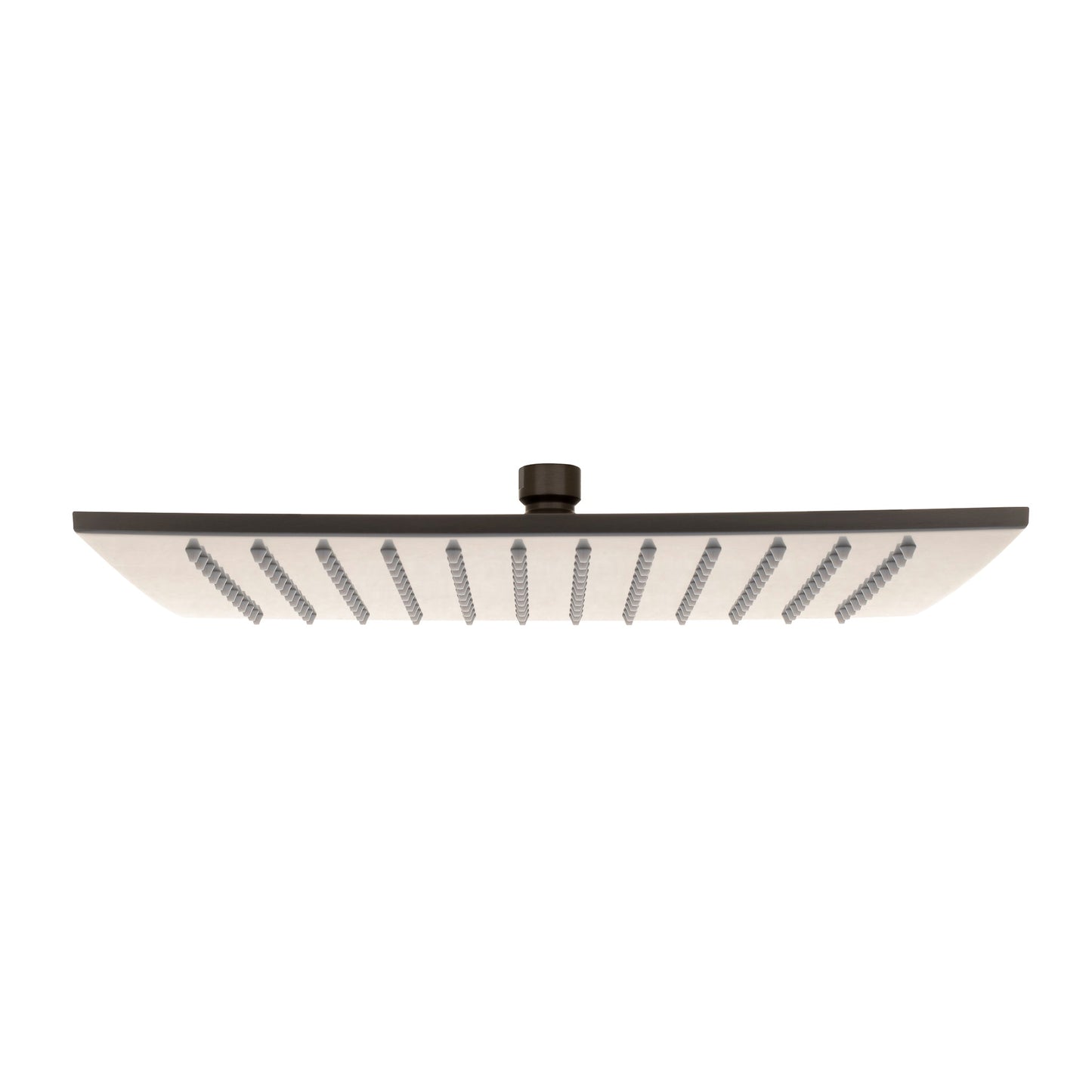 Square 300mm Stainless Steel Rain Shower Head, Brushed Gunmetal
