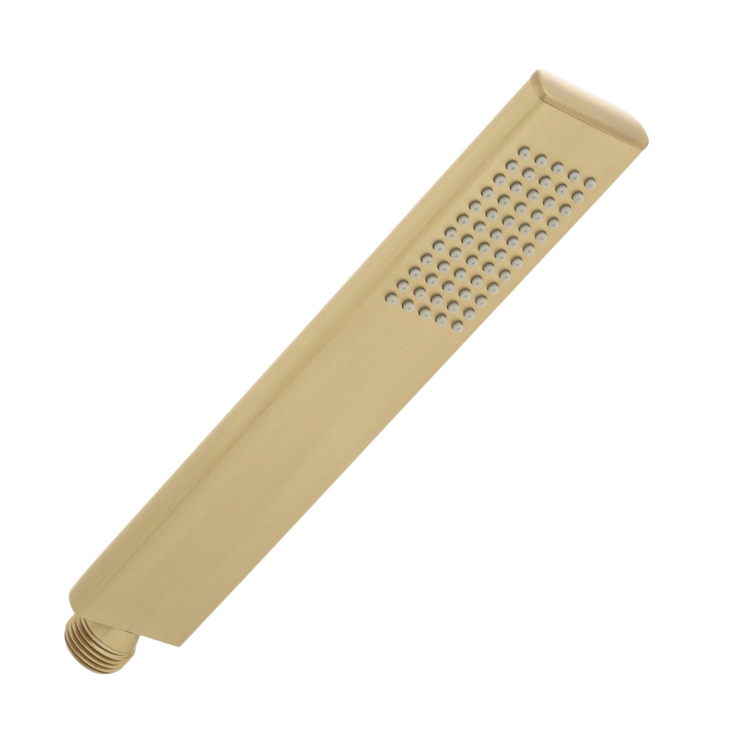 Block Square Hand Shower, Brushed Brass (Gold)