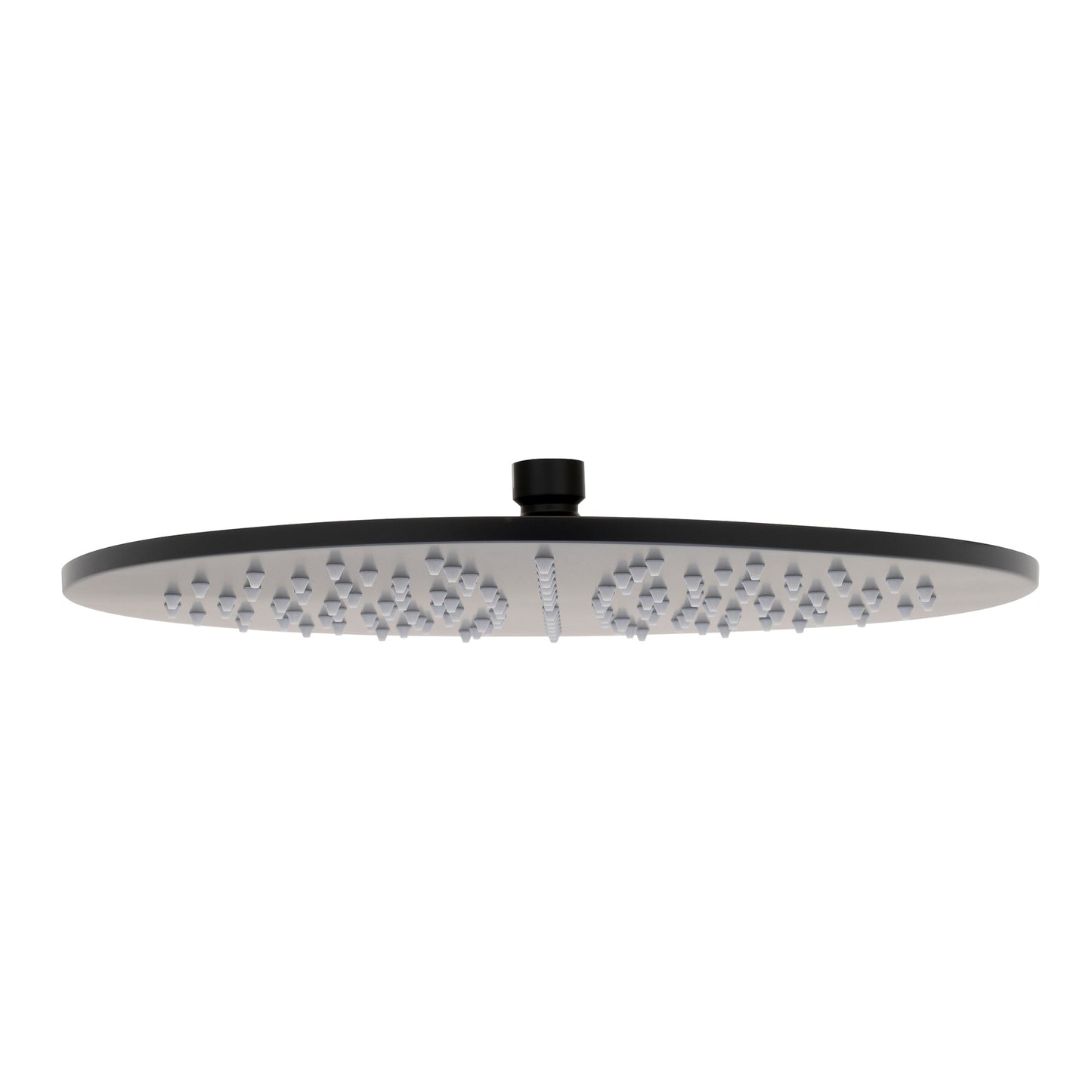 Round 300mm Stainless Steel Rain Shower Head, Matte Black